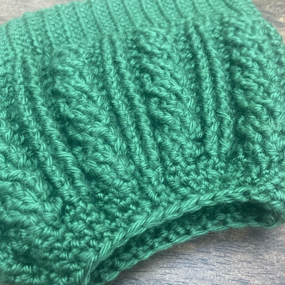 Handmade Crochet Bun Hat - Picture 3 of 6